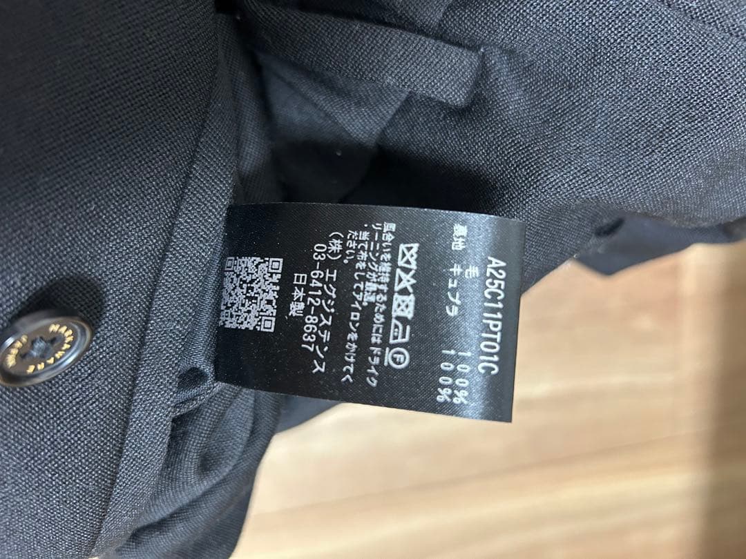 【25aw】ポロワースタキシードクロス　ダブルプリーテッドワイドトラウザーズ