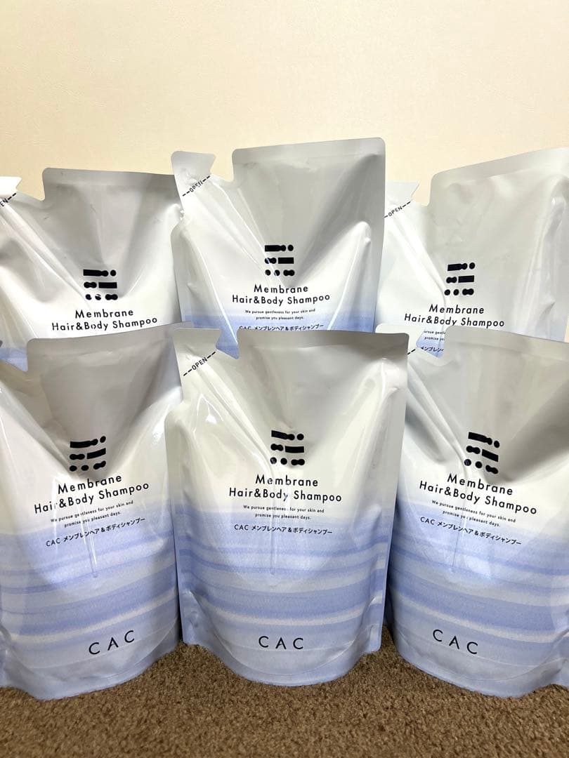 ＣＡＣ化粧品 メンブレンヘア&ボディシャンプー レフィル6袋 cac