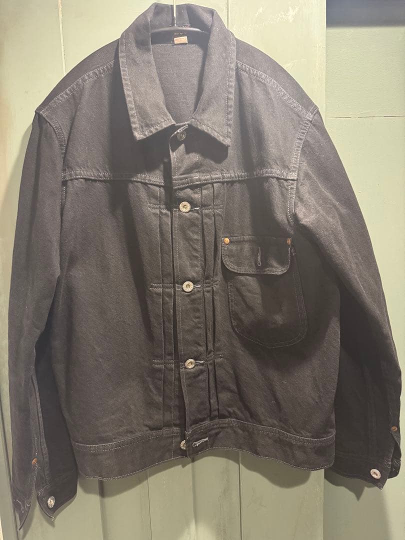 Lee デニムジャケット サイズ38 黒