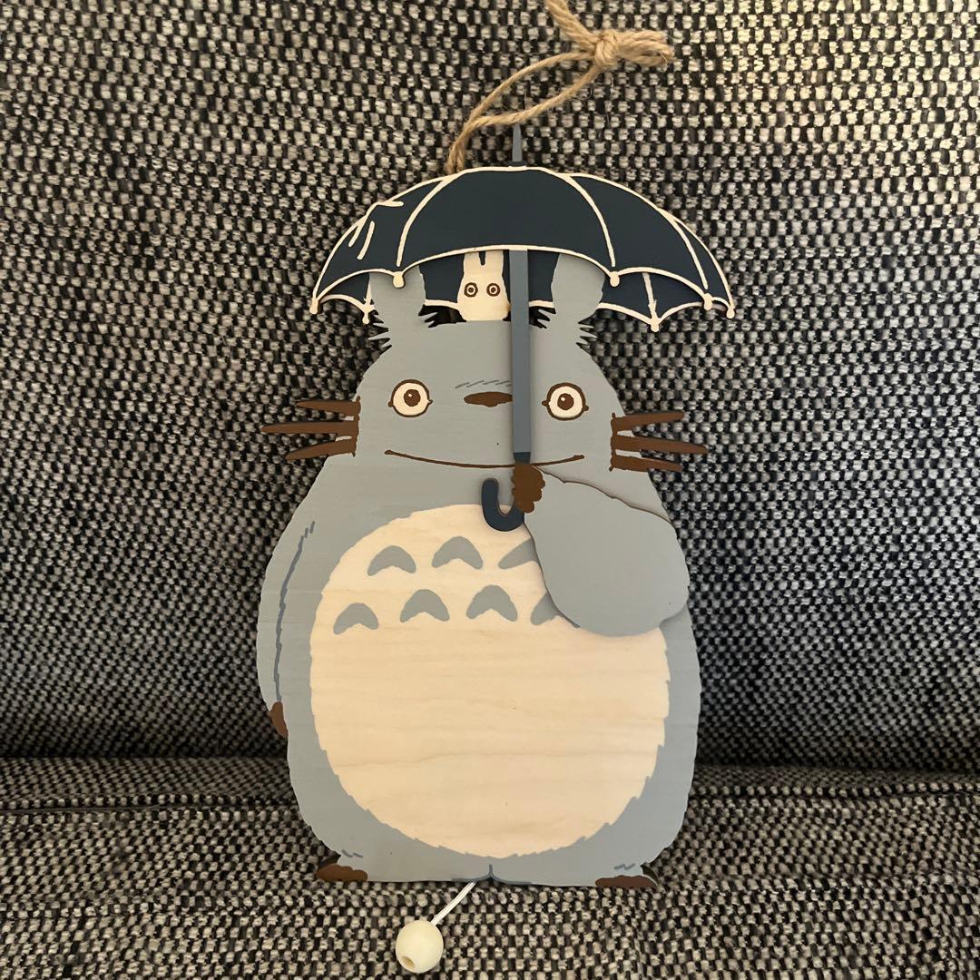 廃盤希少 スタジオジブリ となりのトトロ　木製壁掛け プーリーオルゴール