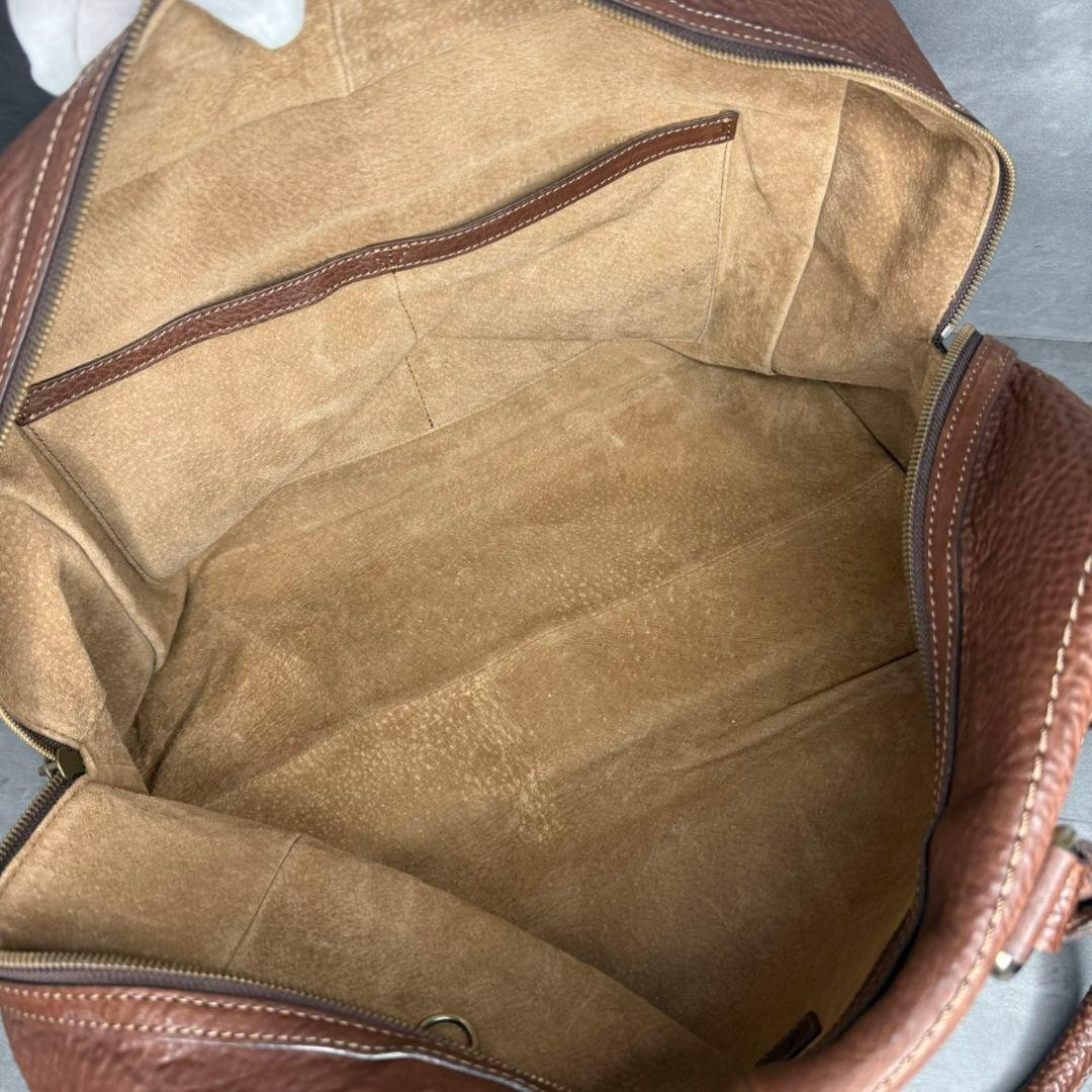 【美品】土屋鞄 トーンオイルヌメ アンティック ボストンバッグ 本革 レザー