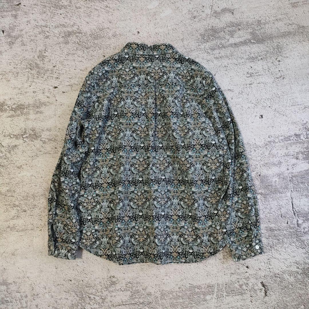 24AW 極美品 シャワーパーティー コーデュロイリバティシャツ いちご泥棒