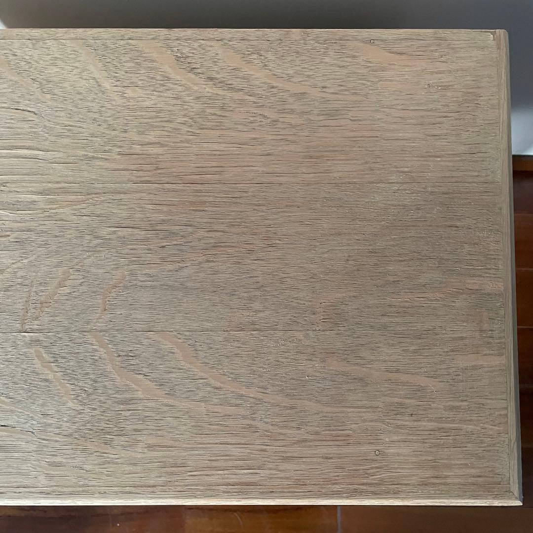 キャビネット サイドテーブル ナイトテーブル アンティーク フランス 無塗装