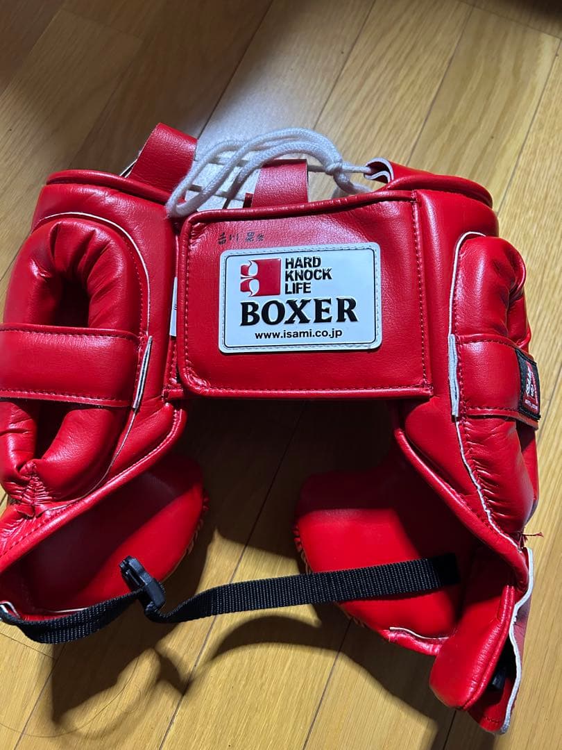 （美品）BOXER ヘッドギア レッド　M