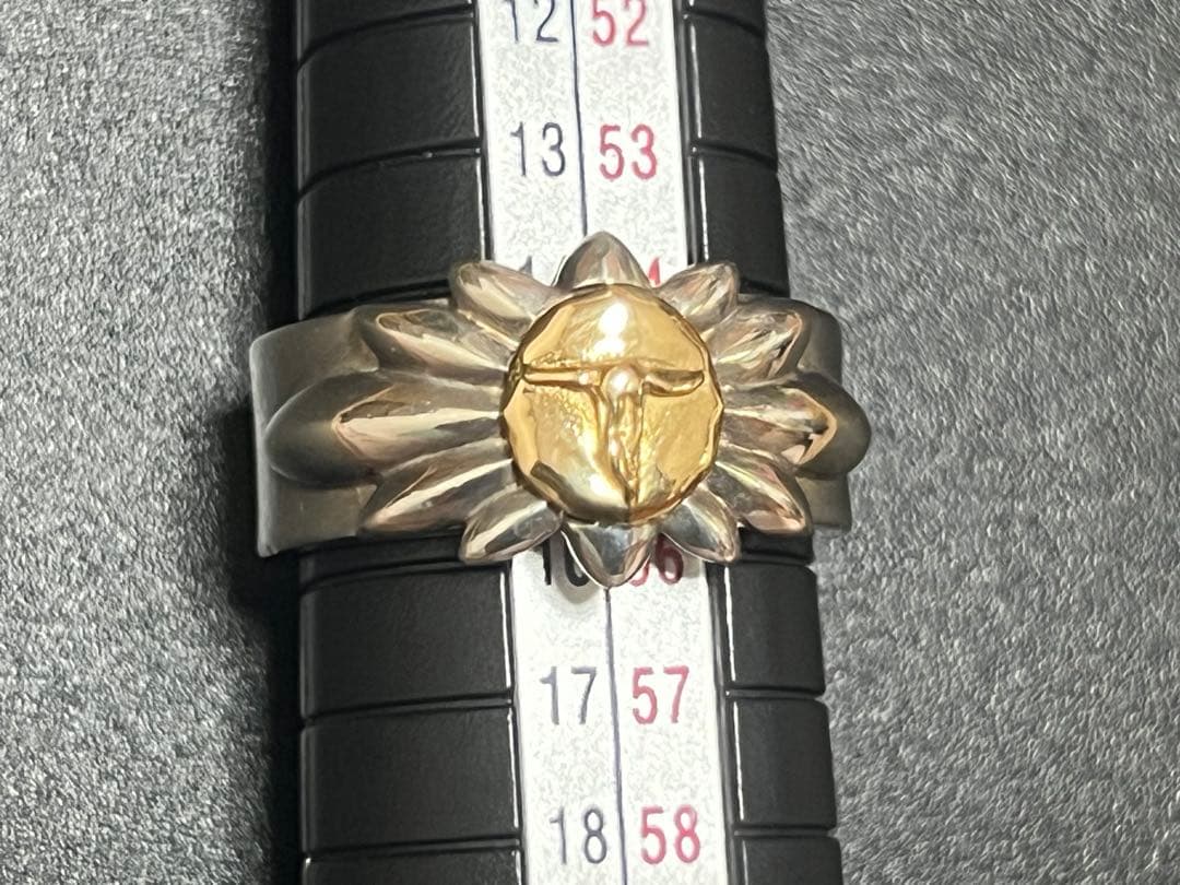 専用となります。TADY&KING 平打ちリングリリーSV GPロングホーン