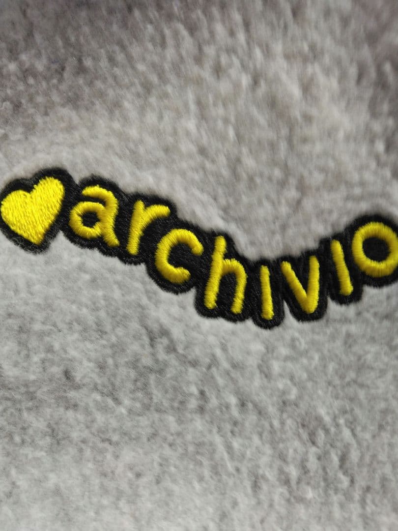 【美品】アルチビオ ボアフリースジャケット 裏蓄熱 グレー/イエロー サイズ36