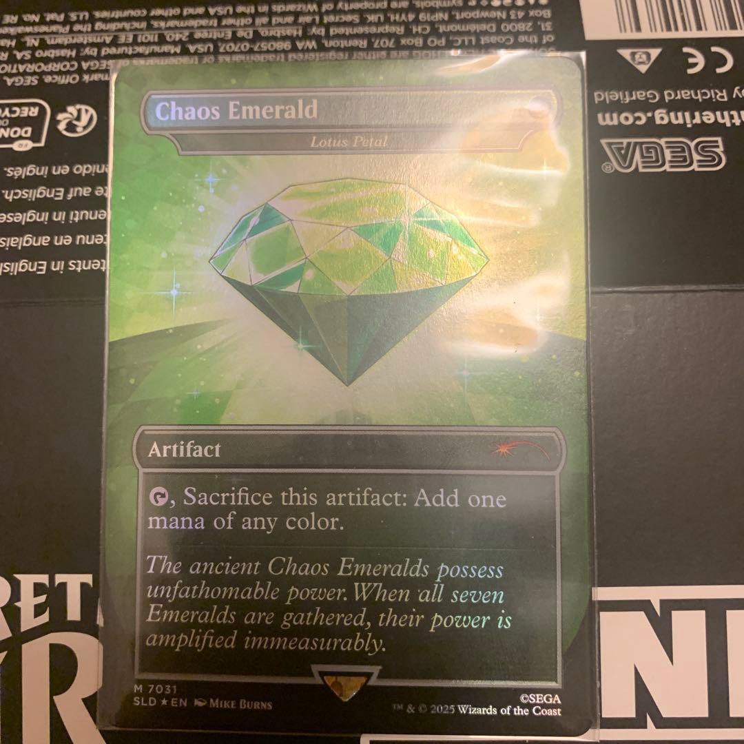 MTG Sonic《Chaos Emerald》Foil 水蓮の花びら ソニック