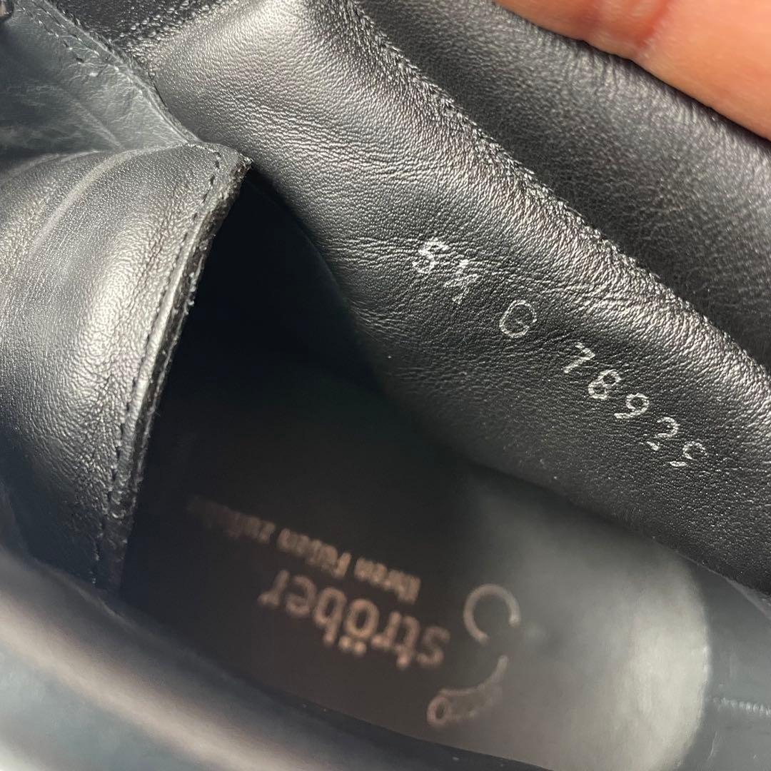 【極美品】strober ストロバー 定番人気モデル レザースニーカー 外反母趾