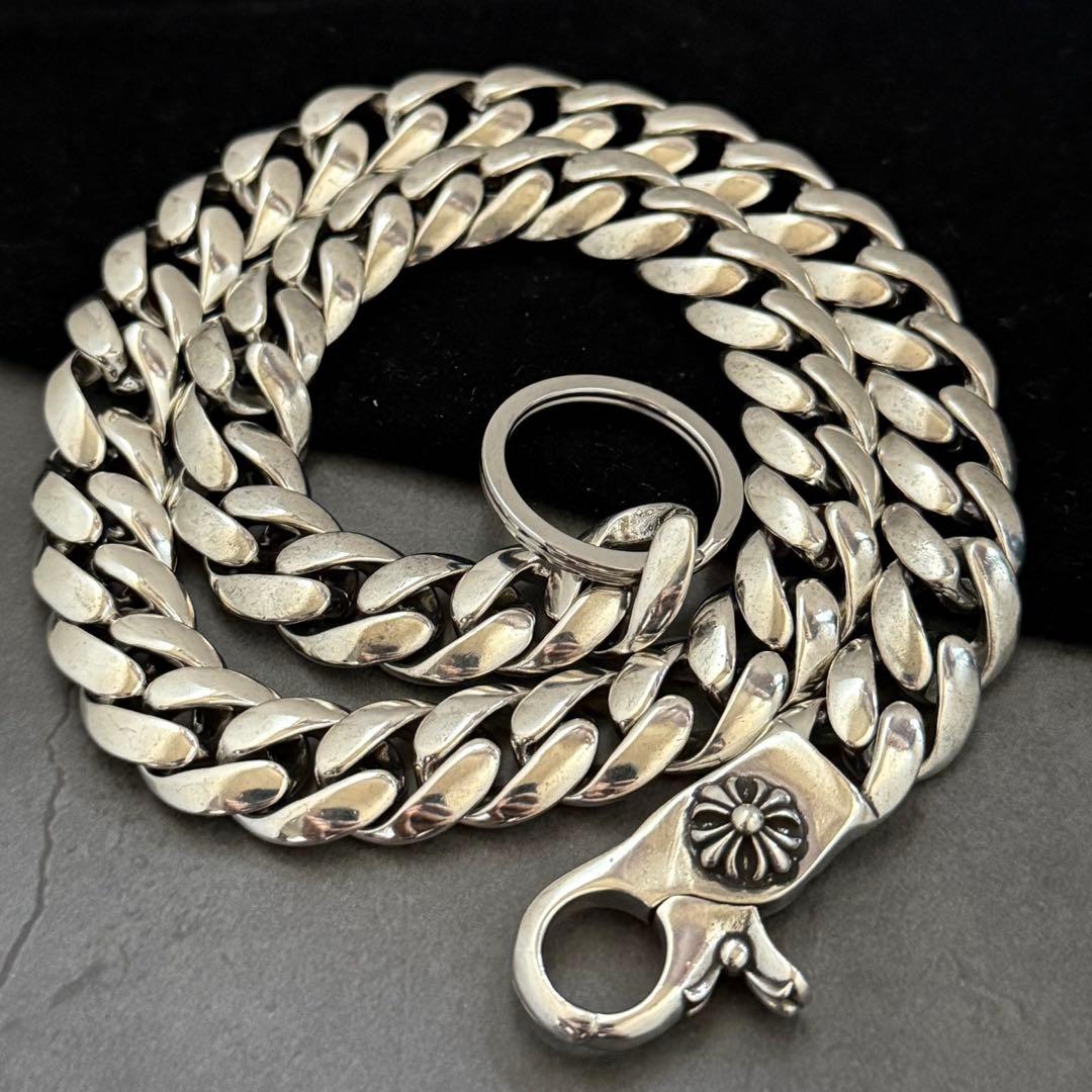 クロスウォレットチェーン シルバー 喜平 ウォレットチェーン