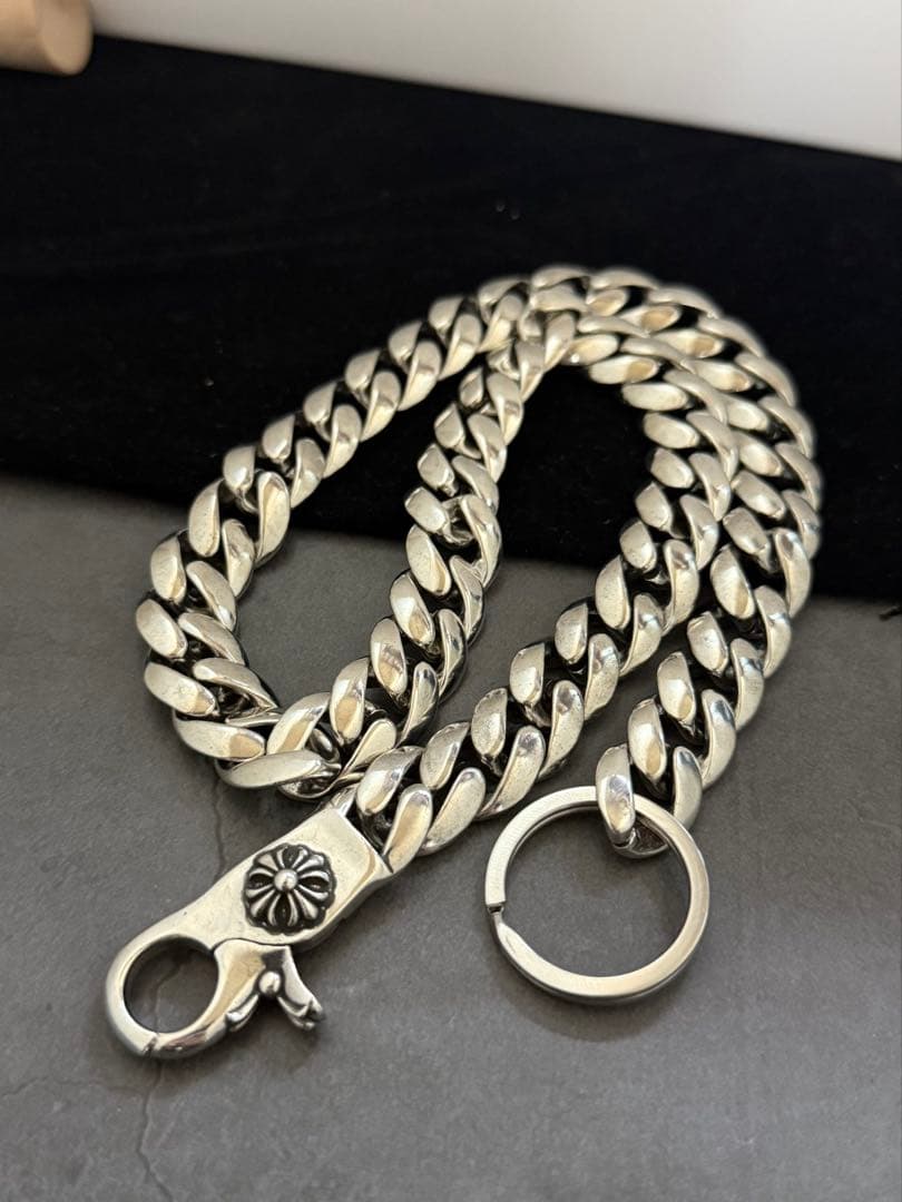 クロスウォレットチェーン シルバー 喜平 ウォレットチェーン