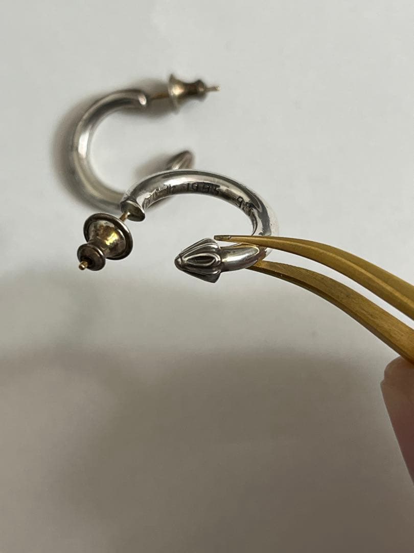 クロムハーツ　プレーンフープピアス