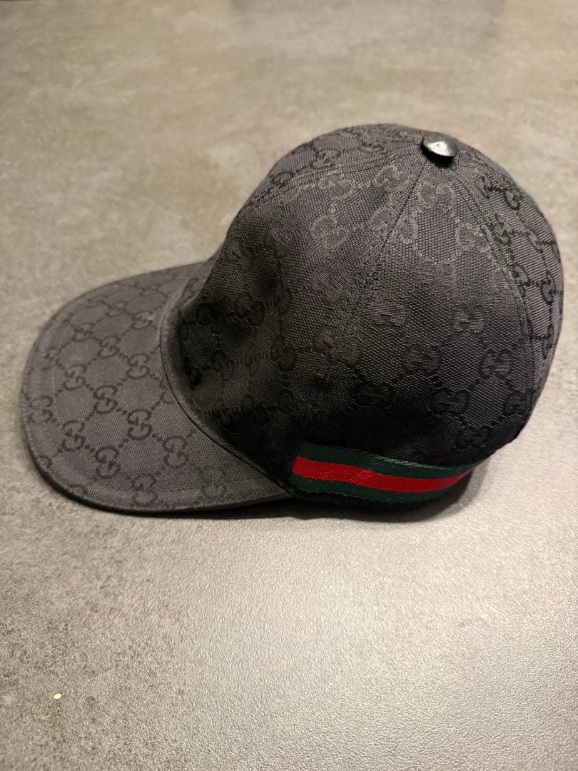 Gucci GGパターン キャップ ブラック