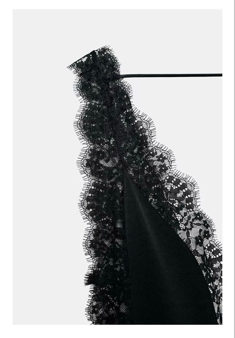 ZARA ZWCOLLECTION サテンレースワンピース　M 新品未使用