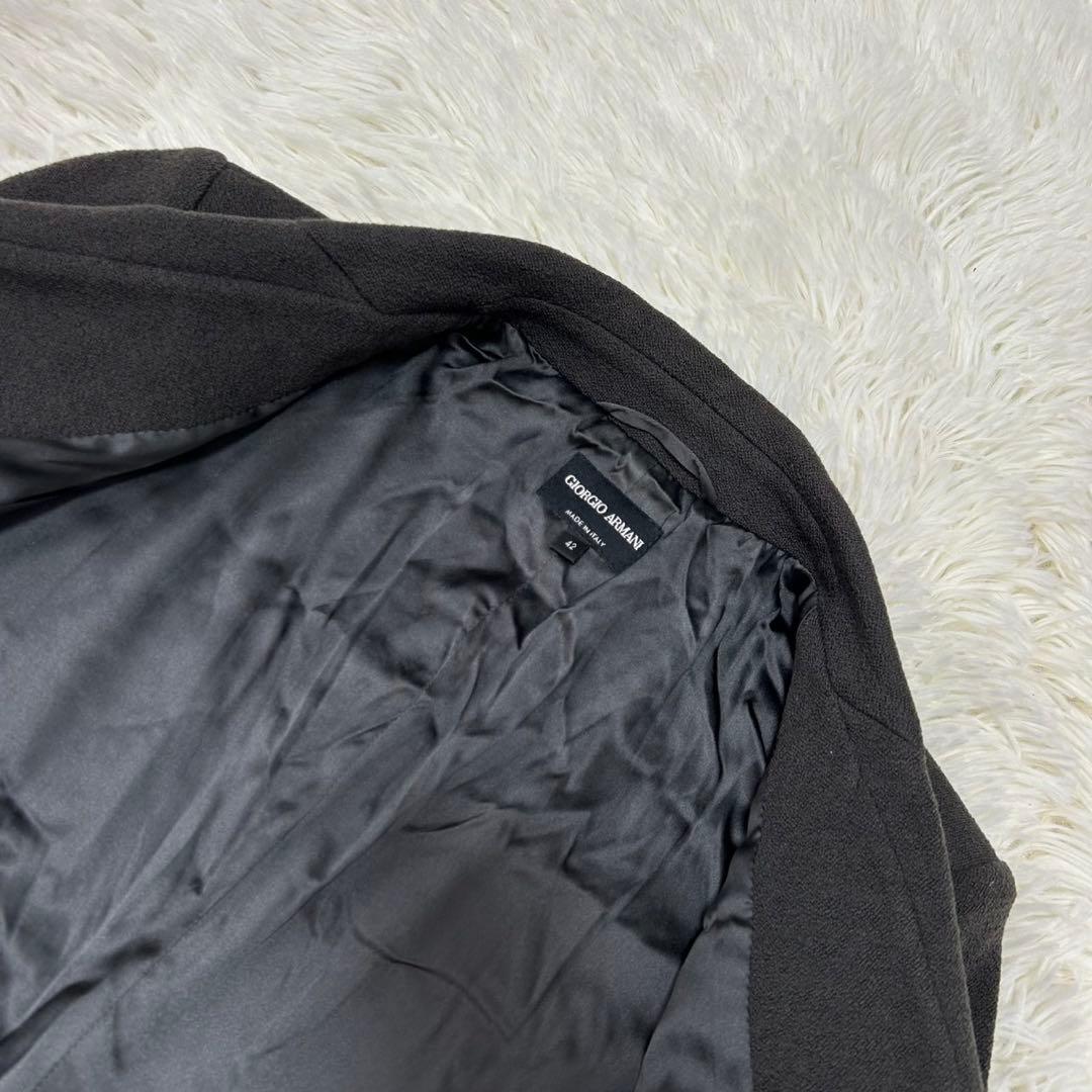 【極美品】ジョルジオアルマーニ セットアップスーツ フォーマル ビジネス 黒