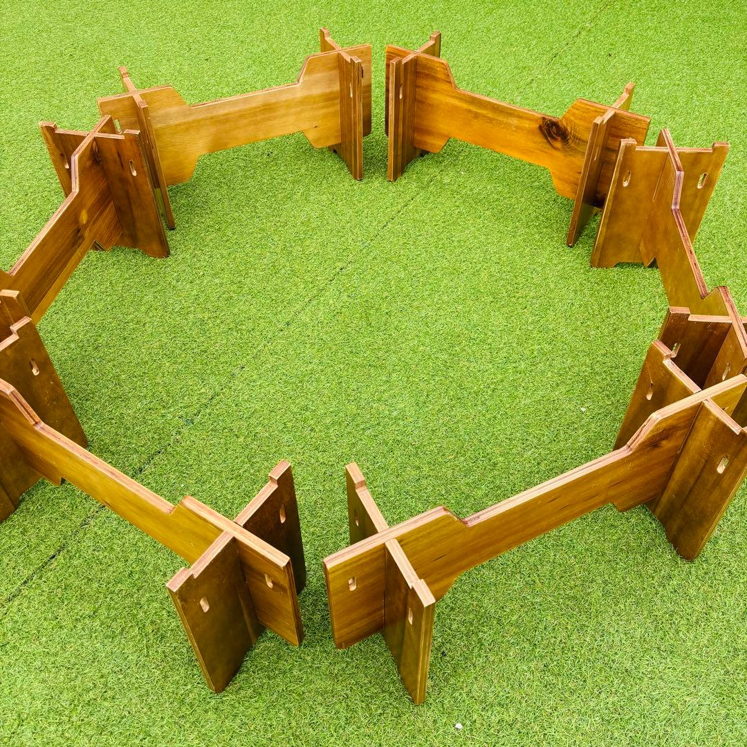 キャプテンスタッグ　クラシック　ヘキサテーブル　グリル　アウトドア　テーブル