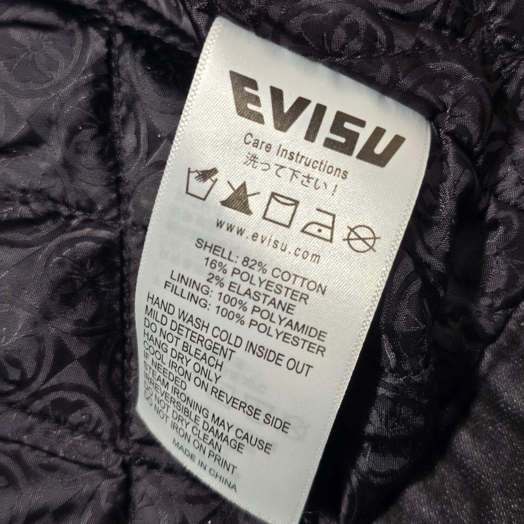 EVISU エヴィス デニムジャケット カモメ ブラック Gジャン　M