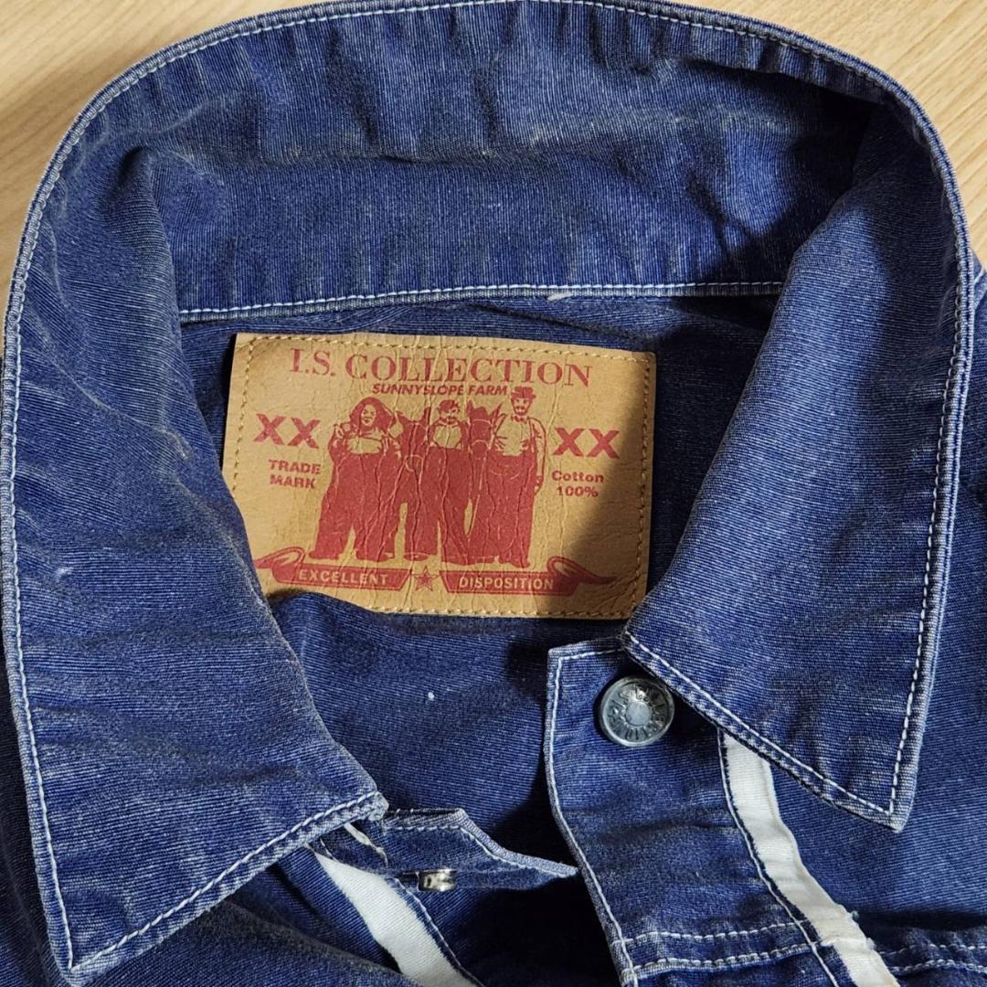 希少 ISSEY MIYAKE デニムジャケット M ブルー 綿 ヴィンテージ