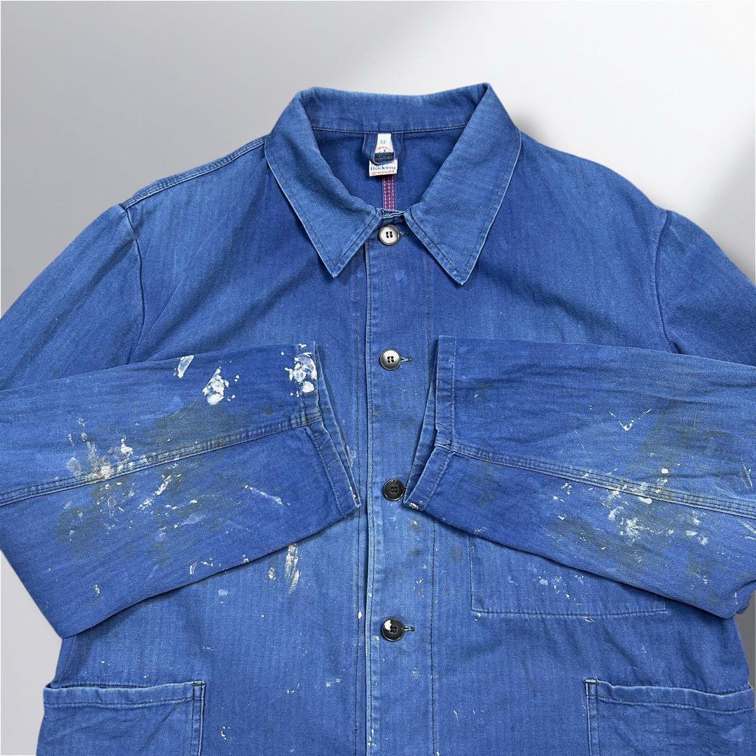 70~80's' alsecco ワークジャケット ペンキフェード ドイツ製