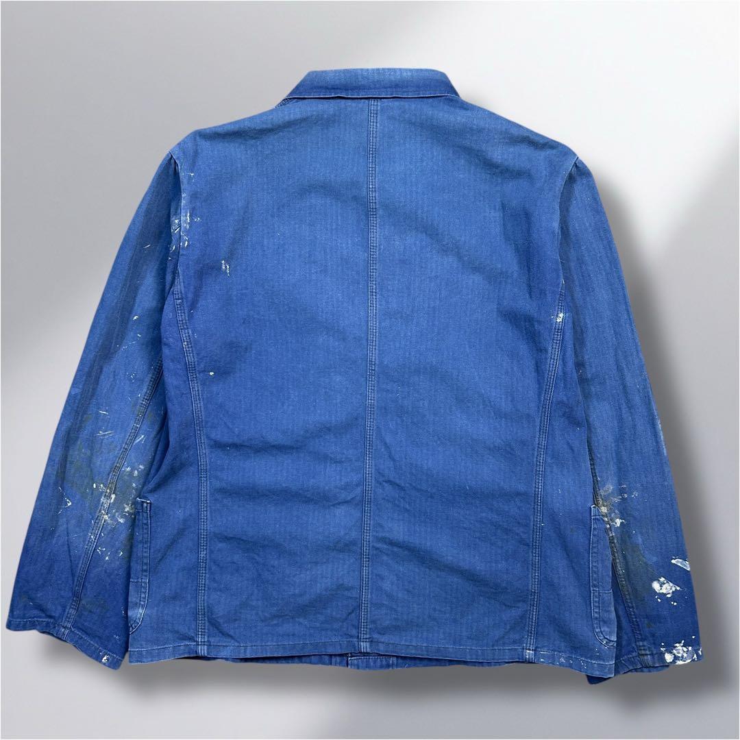 70~80's' alsecco ワークジャケット ペンキフェード ドイツ製