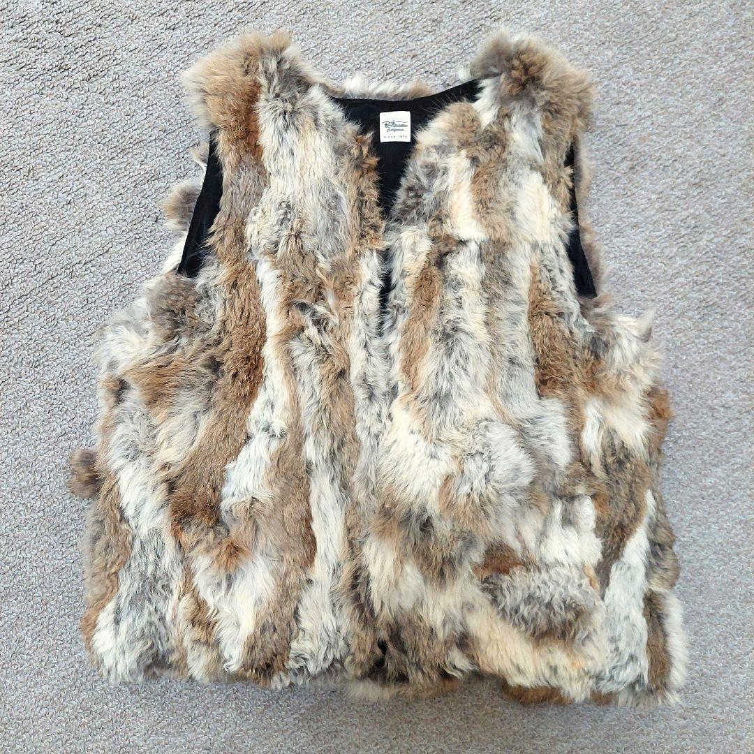 ロンハーマン　 リアルファー ベスト ラビット　S　極美品✨