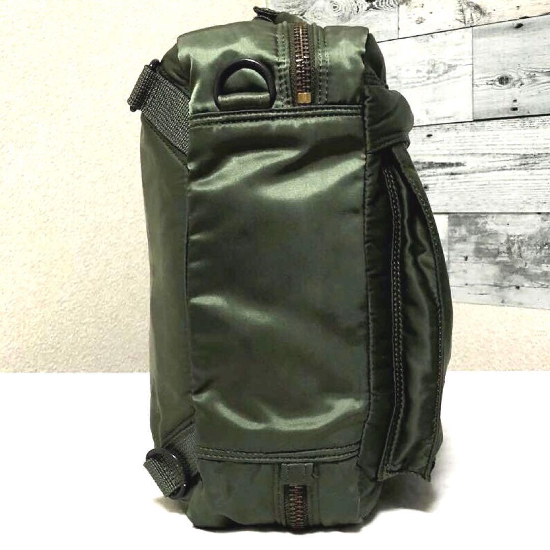 極美品✨廃盤 ポータータンカー ビジネスバッグ 3way A4可 大容量 セージ