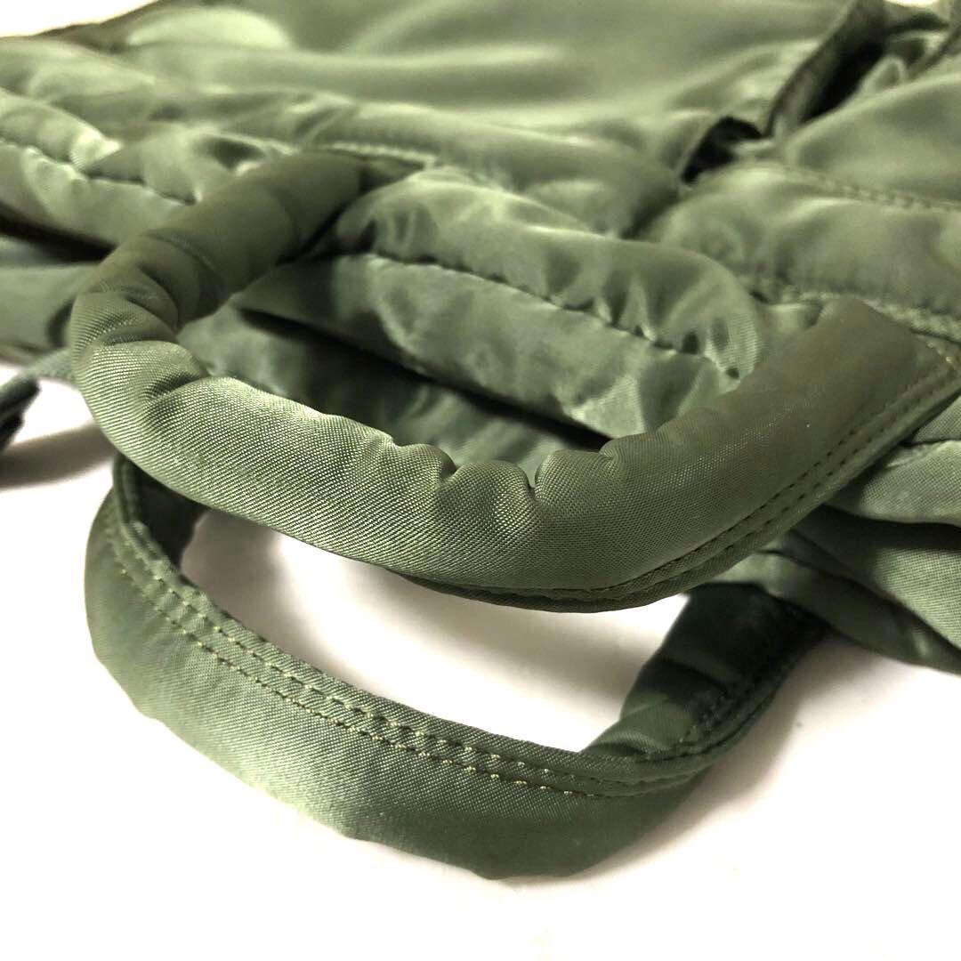 極美品✨廃盤 ポータータンカー ビジネスバッグ 3way A4可 大容量 セージ