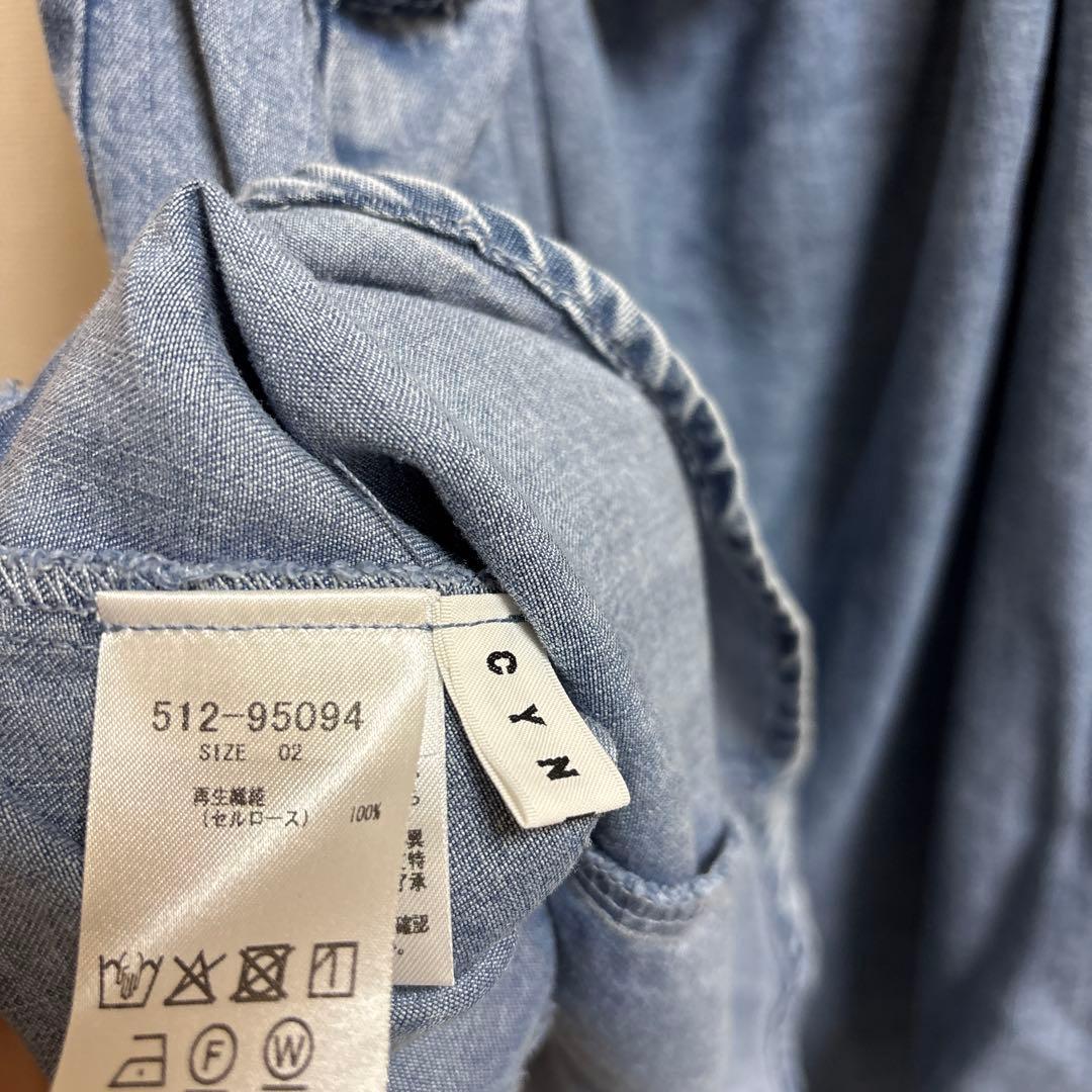 ま*り様 新品タグ付 2025新作 シニカル テンセル デニム トップス キャミ