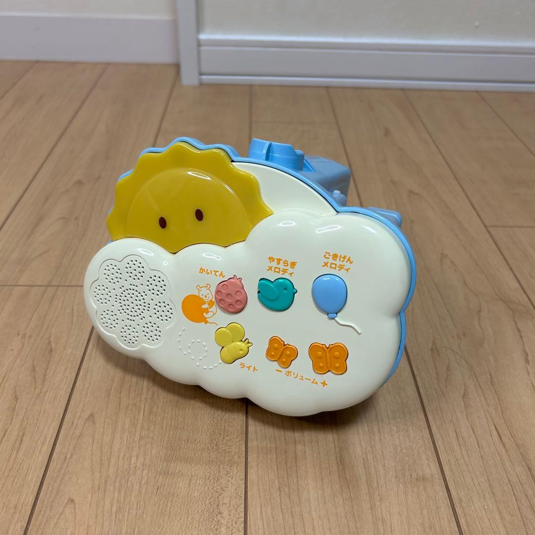 【完品美品】ディズニー　くまのプーさん　へんしんメリー　電池付き