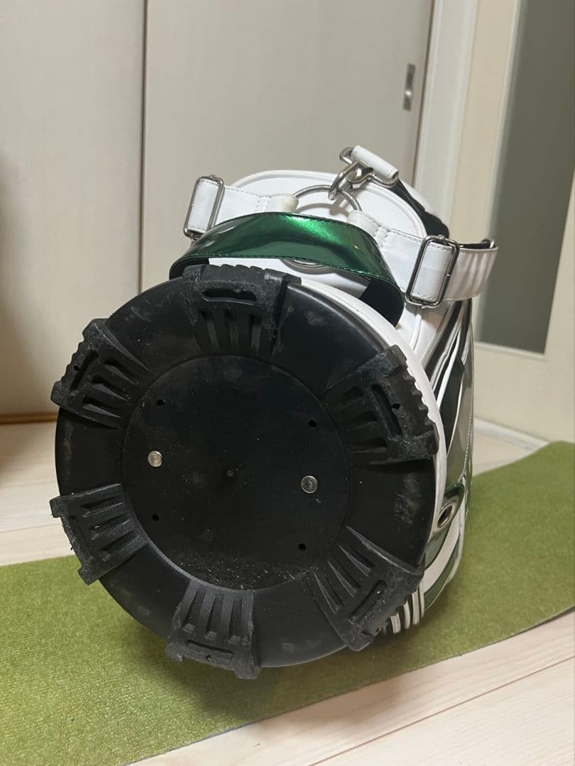 ブリヂストン 限定モデル２０２２年 マスターズ 合皮レザー ３点式キャディバッグ