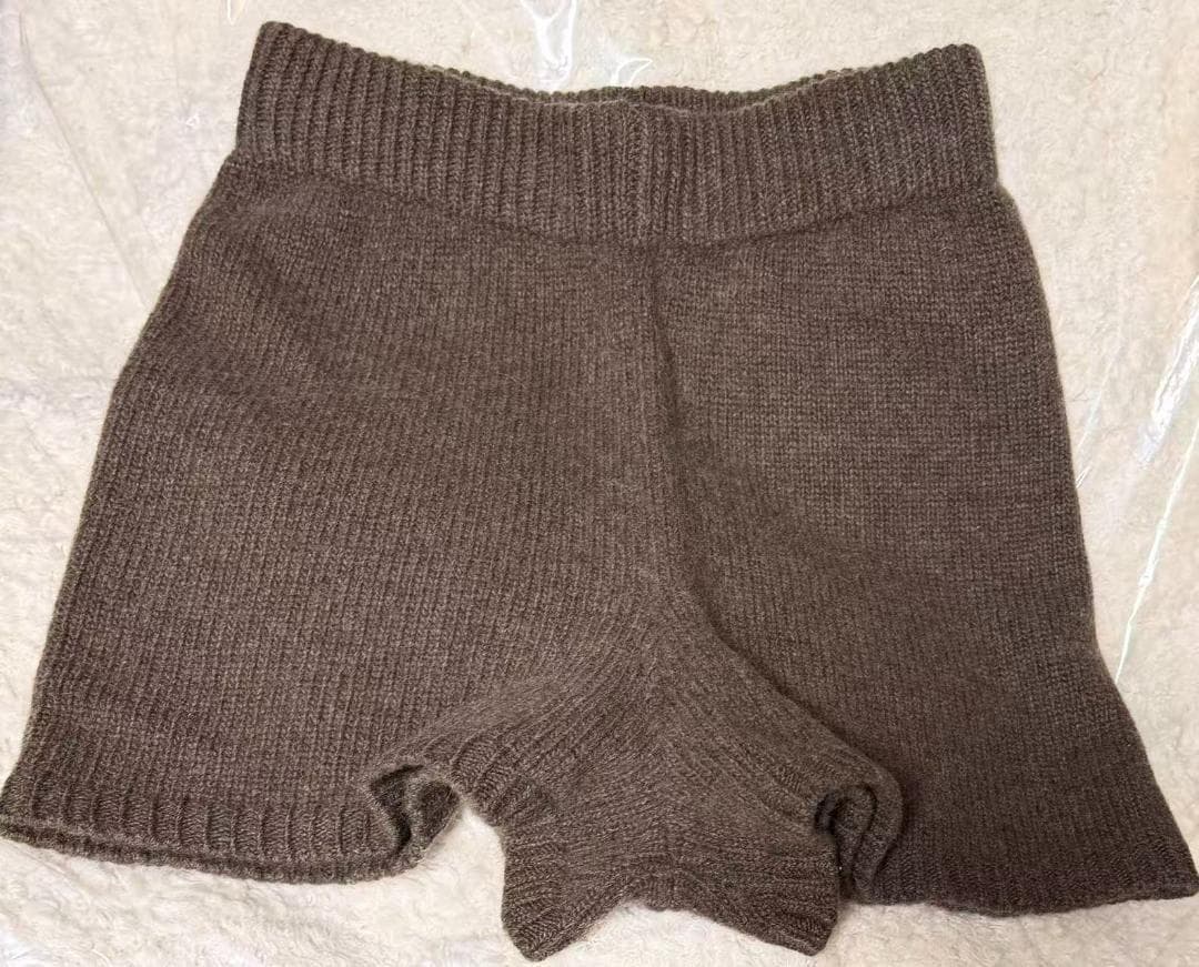 新品 完売品 即日発送 anuans HAMILTONショートパンツ ブラウン