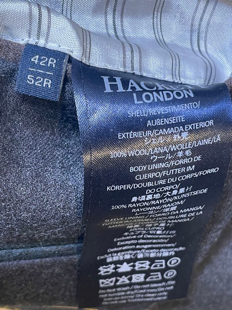 【極美品】Hackett Londonパフォーマンスフランネル　ジャケット