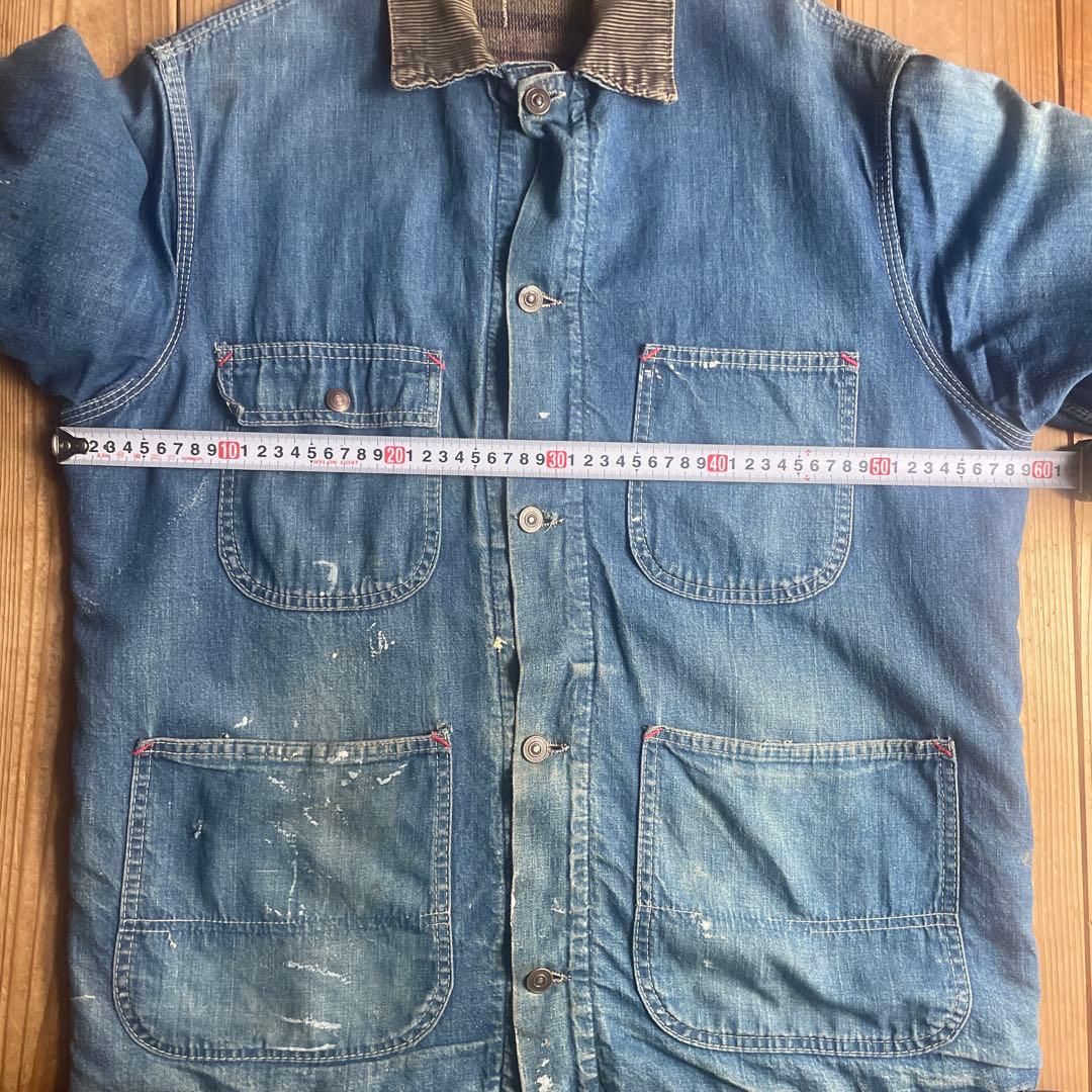 60s シアーズ　デニムカバーオール 雰囲気ワイルド
