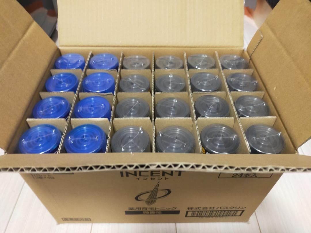 インセント 薬用育毛トニック 無香料180g×8　微香性180g×16　計24本