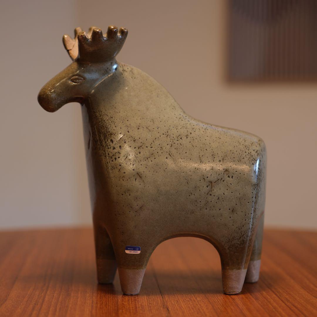 【ささ17】リサ・ラーソン 大きな動物園 ヘラジカ Lisa Larson