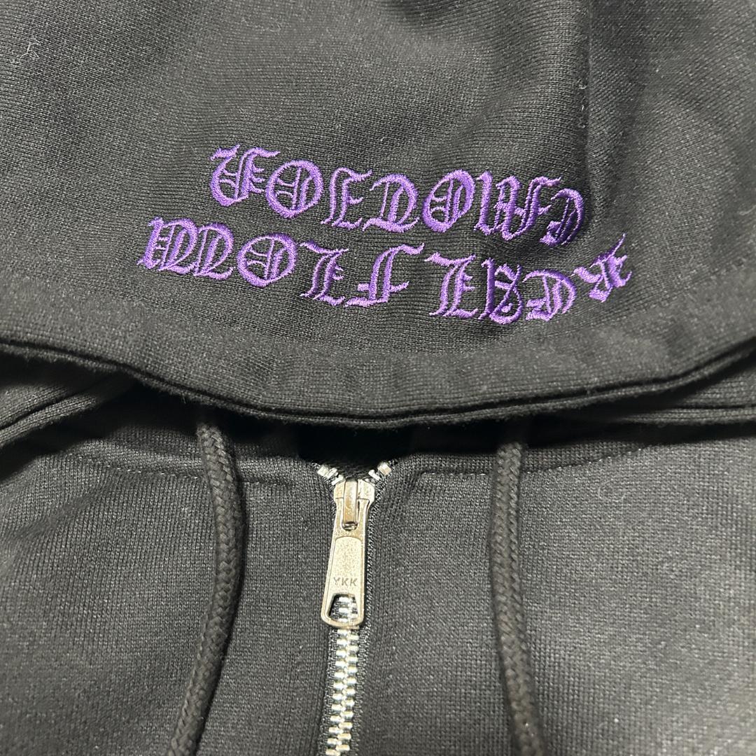 REFLEM レフレム クロス刺繍 ジップアップパーカー