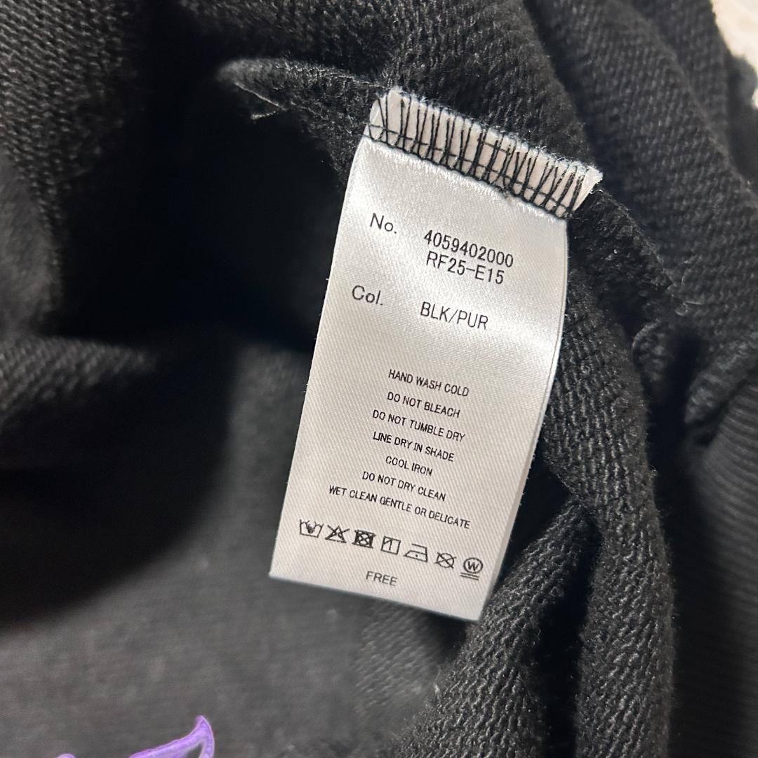 REFLEM レフレム クロス刺繍 ジップアップパーカー