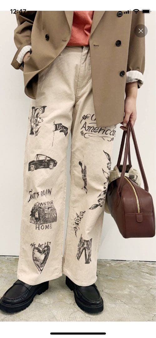 rakugaki 1984×FRAMeWORK×PAYDAY 別注パンツ