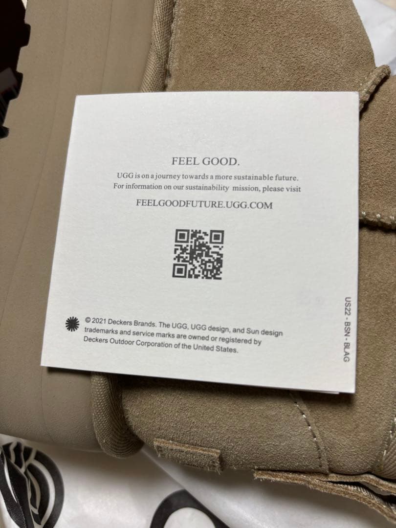 UGG 厚底 ショートムートンブーツ