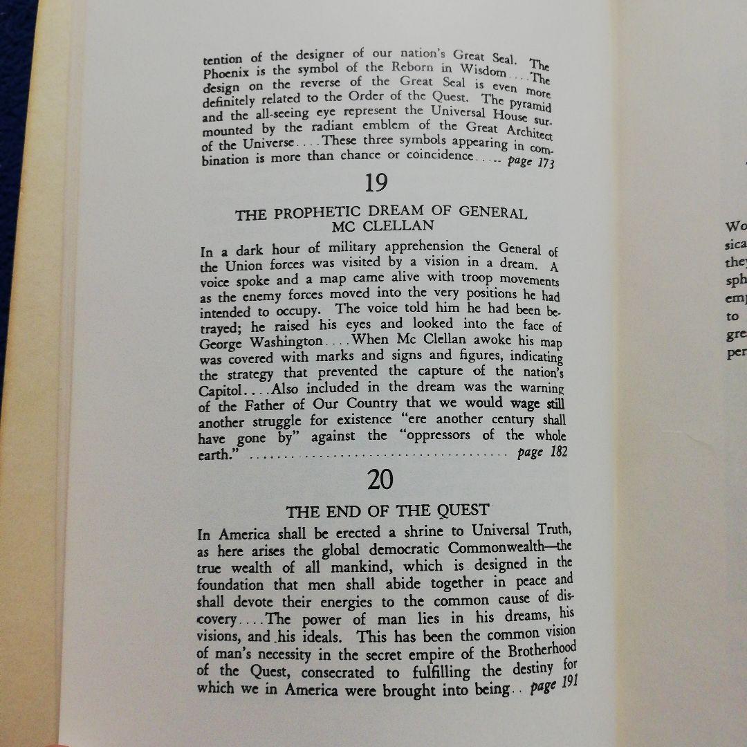 洋書 The Secret Destiny of America by Hall