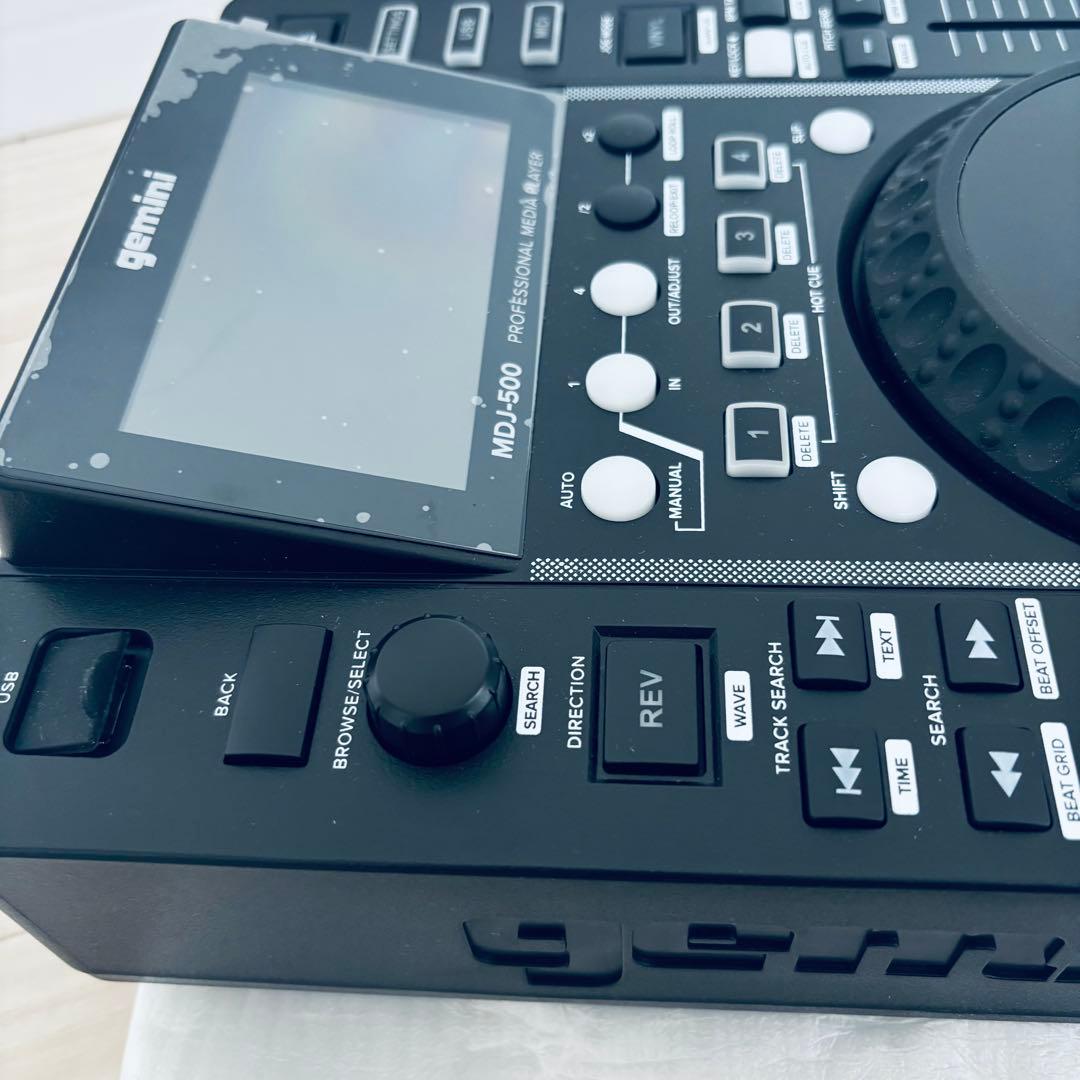 Gemini MDJ-500 プロ用DJプレーヤー 美品 USB対応 波形表示