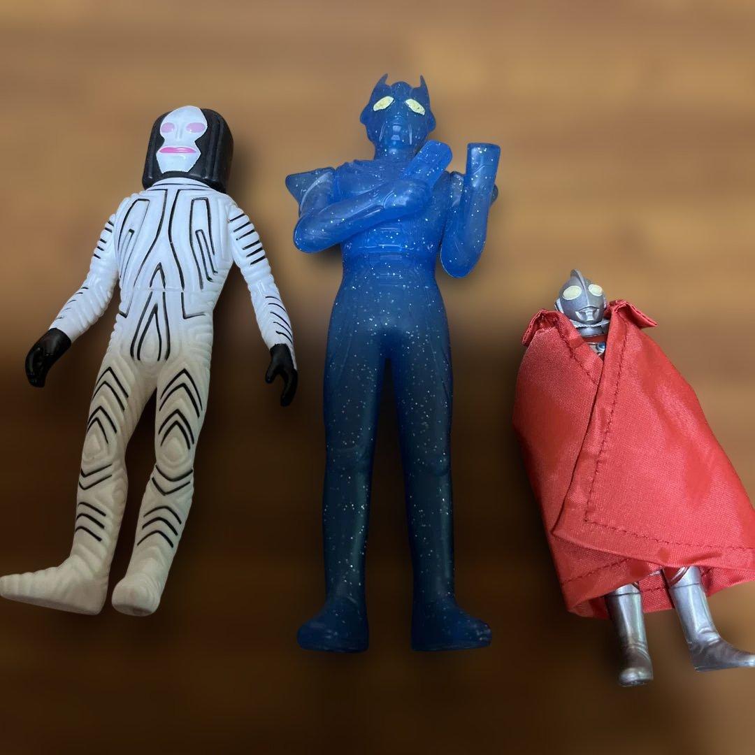 激レア！ウルトラマンシリーズ ソフビフィギュア 3体セット