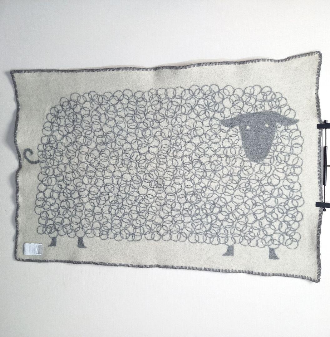 19800円 フィンランド製 ラプアンカンクリ 羊 ウールフェルト ブランケット