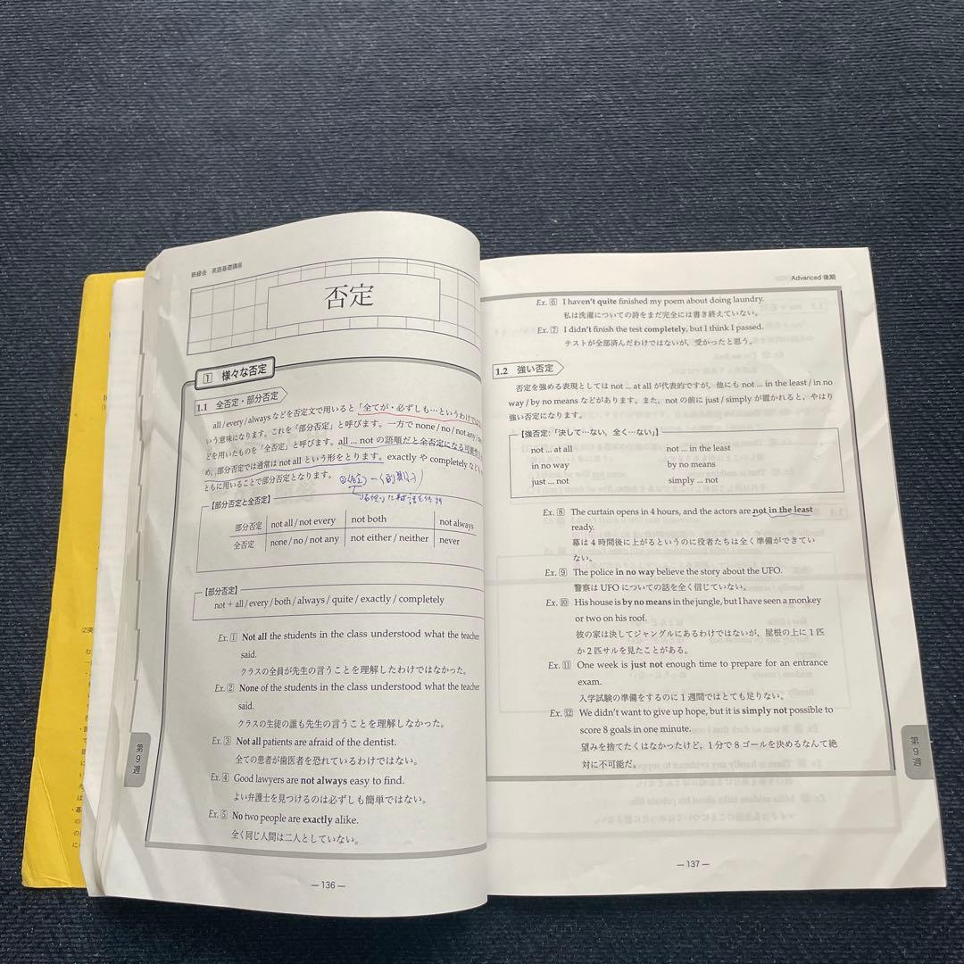 鉄緑会　中3 英語　テキスト問題集 全セット（前期後期）