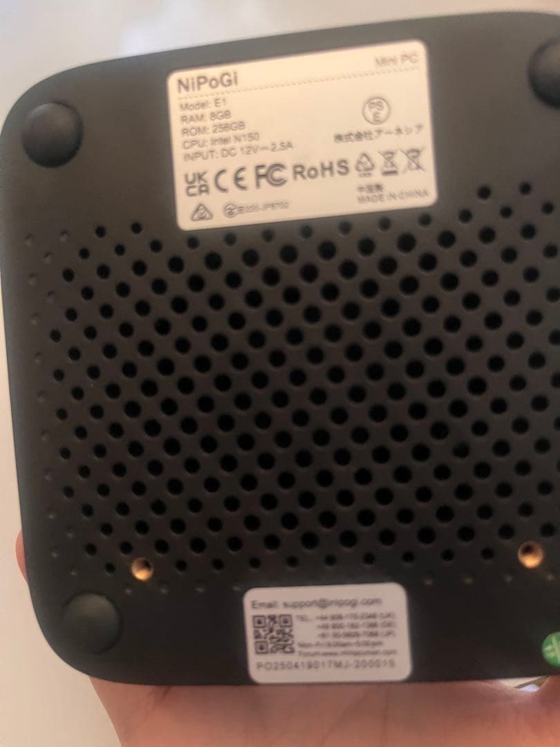 NiPoGi E1 ミニPC