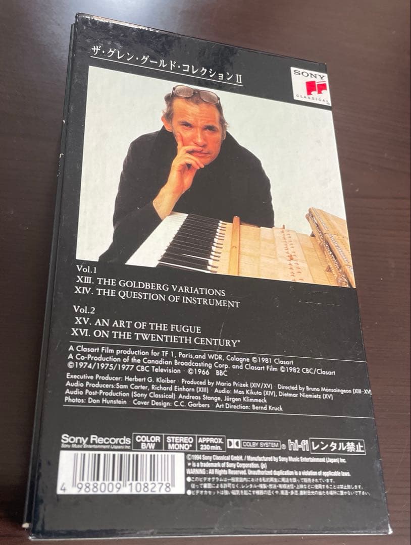 グレン・グールド CD 本 VHS / GOLD DISK / 見本盤 未開封有