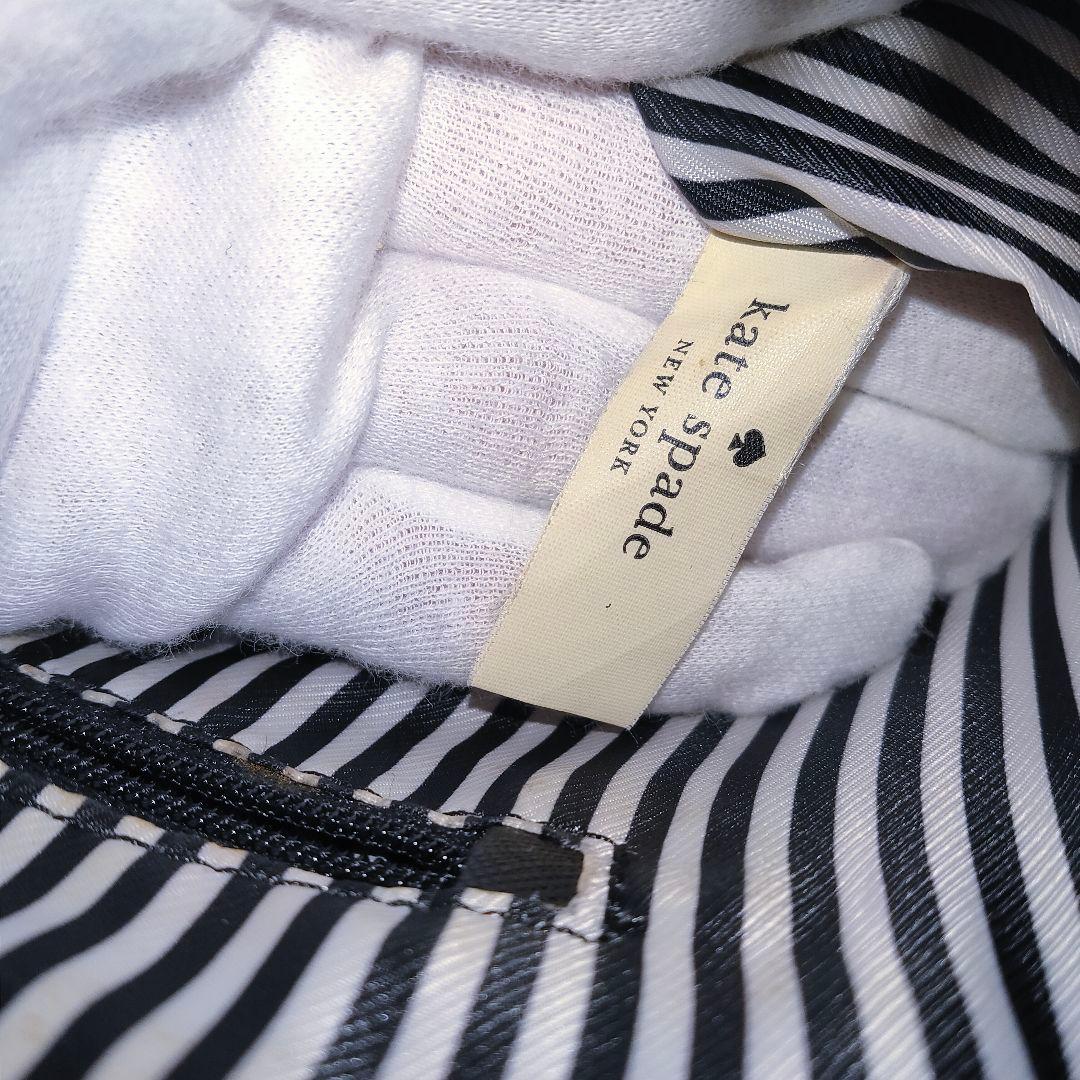 美品 KATE SPADE レザー トートバッグ ビジネス A4収納 ブラック