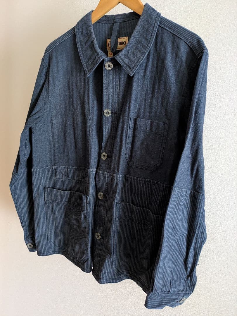 LYBRO フレンチワークジャケット クレイジーパターン ナイジェル