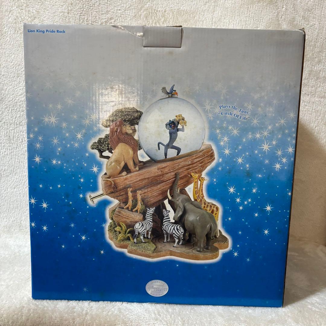 【ほぼ新品】ディズニー スノードーム オルゴール ライオンキング