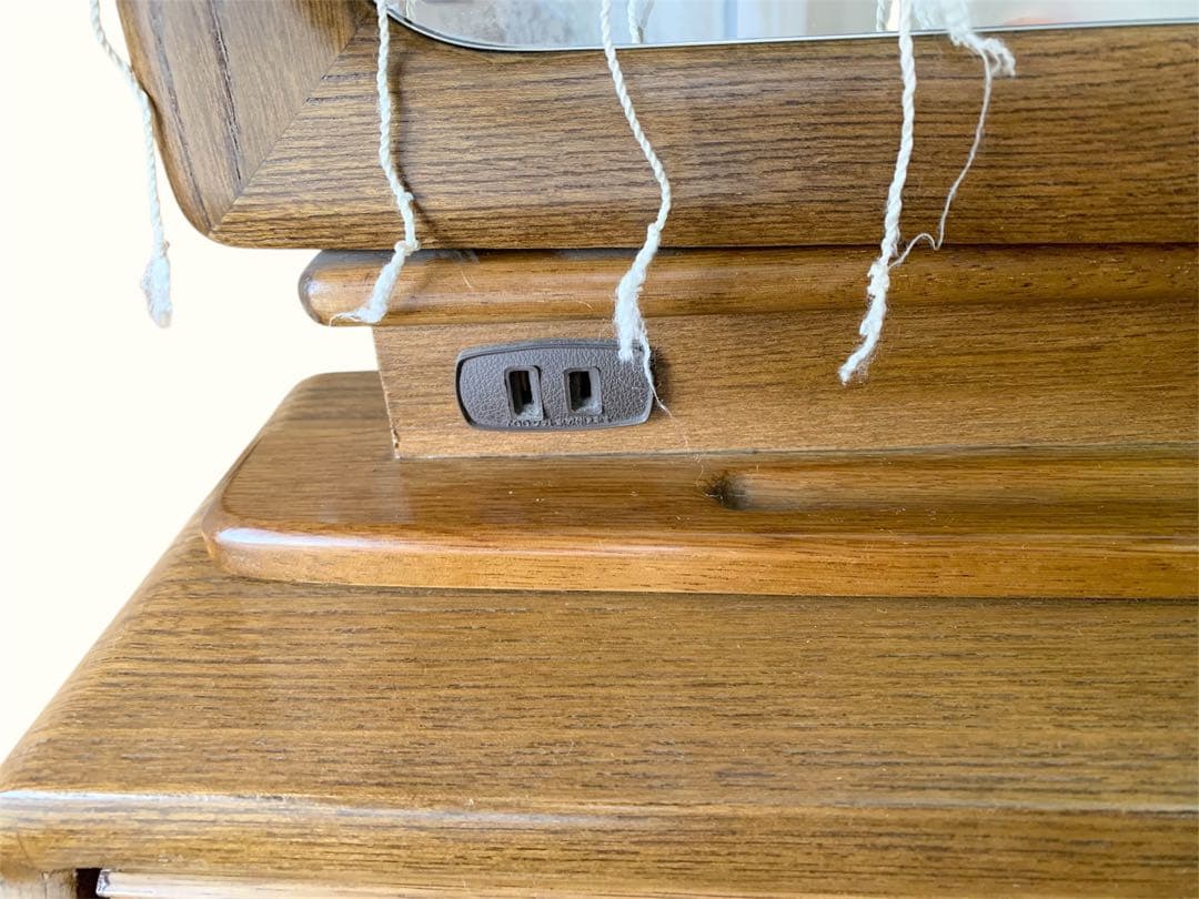 木製 クラシックスタイル ドレッサー 鏡台　椅子別売り