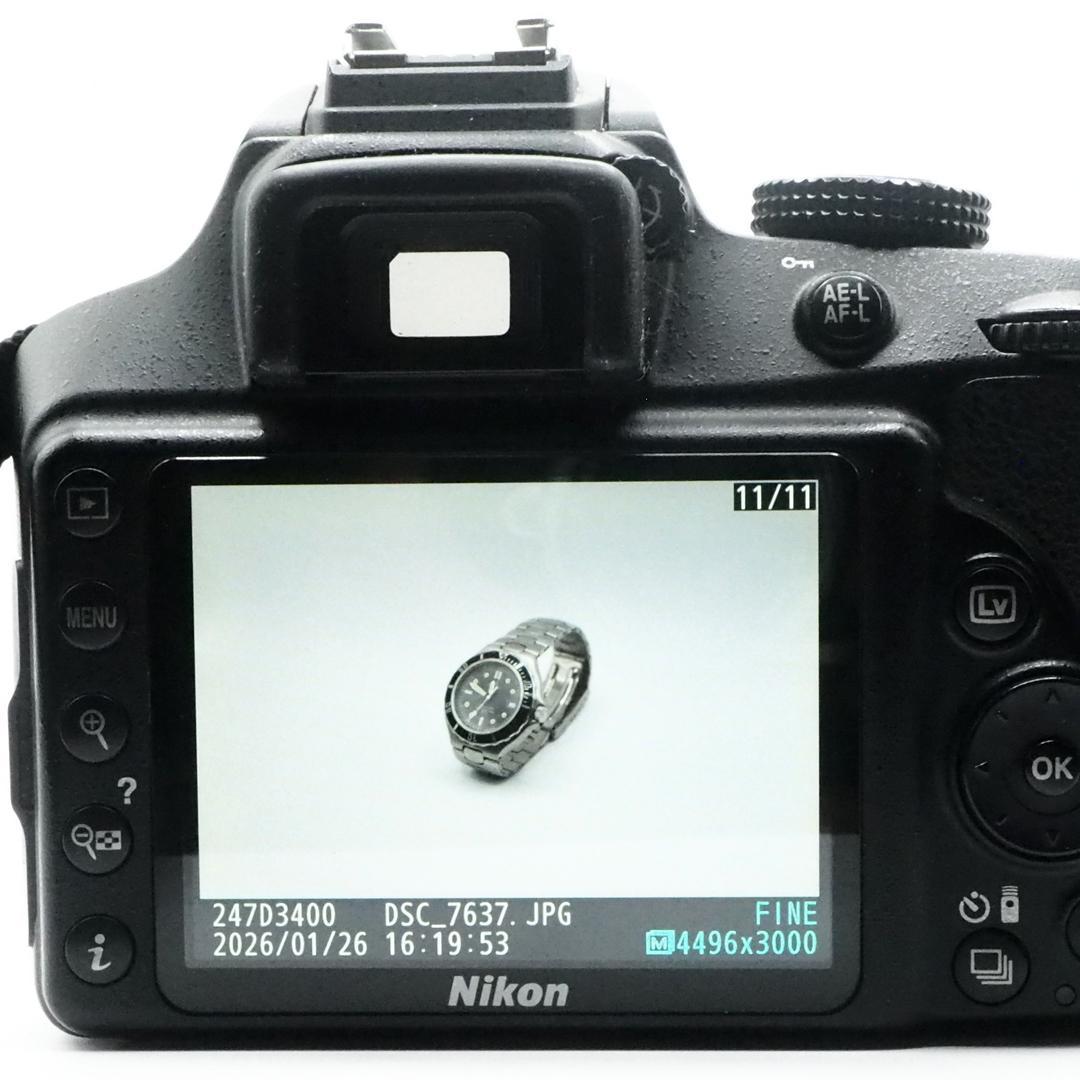 Nikon D3400 デジタル一眼レフカメラ ボディのみ